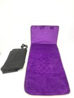 2x Backrest Medical Prayer Mat Rug Carpet Recline Chair Muslim Seat Purple W Bag