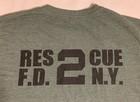 Fdny Fire Department New York Nyc T- Shirt Sz M Rescue 2  Brooklyn