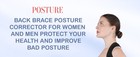 Posture Corrector For Men And Women  Adjustable Upper And Lower Back Brace