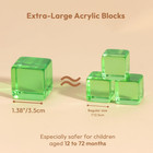 Large Building Blocks For Toddlers  Montessori Stacking Toys For 1 2 3 4 Year Ol