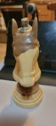 Horse Head Figural Table Lighter Removable Metal Lighter Insert  Animal Theme-e