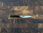 Shun Classic 3 5  Paring Knife Vg-max Damascus Japanese Pakkawood Handle