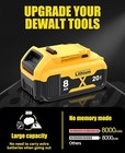 2 10 Pack 20v For Dewalt 20 Volt Max 8 0ah Lithium Ion Battery Dcb208-2 Dcb206-2