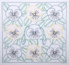 Sashiko World - Mexico - Pansy - Sampler Kit With Needle   Thread