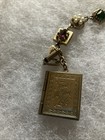 1950   s This Is Your Life Gold Tone Photo Locket Charm Bracelet