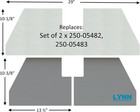 Replacement Fireplace Extrordinair   Lopi Baffle Board And Blanket Kit  Large Fl