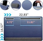 Extra Large Lap Laptop Desk - Full Pu Material Mouse Pad Gaming Tray - Portable