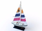 Columbia Wooden Nautical Sail Boat Ship Model 16 -1