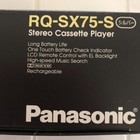 Panasonic Vintage Rq-sx75-s Portable Cassette Player walkman Grey Japan New