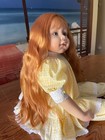 Very Rare Christin By Waltraud Hanl 28   Vinyl Doll Zapf Creation  With Coa 
