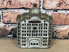 A c  Williams Antique Domed Bank Building Coin Bank Lot Of 3  read 