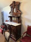 Victorian Walnut Renaissance Sideboard buffet With Carvings Att  Thomas Brooks