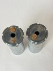 Vintage Fishbone Bmx Axle Pegs Pair Mid School Flatland Freestyle Silver 14mm 3 