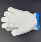 12 Pack  6 Pairs  Natural White String Grip Knit Cotton Work Gloves Multisize