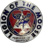 Rare White Moose Lodge Coin     Legion Of The Moose Service Token Collectible