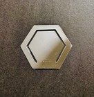 Tiffany   Co Sterling Silver 925 Bookmark Hexagon Abstract Book Mark Reader Gift