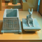 Egyptian Ancient Antiques Anubis Statue Box God Of Afterlife Pharaonic Figure Bc