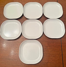 7 Vintage American Airlines Square Dishes Plates Tray Usa 73 Pl 67 Snack Trays
