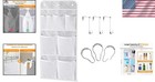 Durable Nylon Shower Caddy With Over The Door Hooks For Bathroom Organization