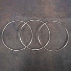 12 Pcs 4 Inch Silver Metal Rings Hoops Macrame  For Dream Catchers  Macrame9869