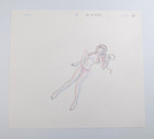 Original Moonlight Lady Episode 1 Oav 2001 Anime Production Art Pencil Douga Cel
