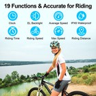 Bike Bicycle Speedometer Cycle Digital Odometer Computer Waterproof Lcd Wired Us