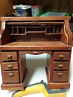 Antique Miniature Rolltop Desk Salesman Sample 1900      srtd1
