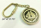 Collectibles Brass Perpetual Calendar Compass Key Chain Nautical Lot Of 50 Pcs