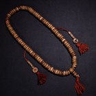 Tibetan 108 Beads Mala Bracelet 10mm Buddhist Prayer Bead Necklace Vintage New
