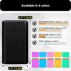 Smell Proof 4-pack King Size Pre-roll Cone Holder Case  5-hole Cigarette Case Fo