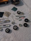 Vtg 8  Cars Parts Lot  Race Car 5 Bodies chassis  Motors  Axels  Parts Only