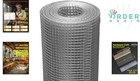 36x50in Steel Hardware Cloth 1 2in Mesh Galvanized Fence Roll Garden Diy