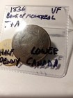 1836 V Trade   Agriculture Low Canada Bank Of Montreal Token Un Sous copper Sale