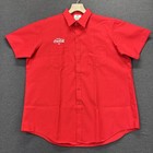 Vintage Red Riverside Authentic Coca Cola Shirt Mens 2xl Red Short Sleeves Usa