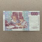 Maria Montessori 1000 Lire Banknote Teacher Montesori School Italian Paper Money