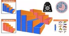 Geniune Hasbro Darts 1000pcs Bullets Pack For Nerf N-strike Elite 2 0 Series Blu