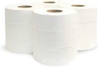 Quality Mini Jumbo Toilet Tissue Rolls 150 M 2 Ply 2 3 Core White Soft Paper