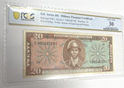  20 Dollars Military Payment Certificate 1969 1970 Series 681 Pcgs 30 Mpc