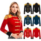Us Womens Jacket Uniforms Renaissance Magician Circus Showman Halloween Balzer