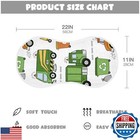 Mazeann Garbage Trucks Car Burp Cloths Baby Boys Girls Absorbent Soft Cotton 