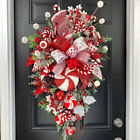 Christmas Candy Upside Down Wreath Garland Front Door Ornaments Wall Home Decor