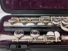 Yamaha Yfl-221 Flute Nickel Silver Plated Student W  Hard   Soft Case From Japan