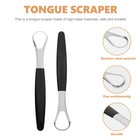 Kit Steel Tongue Scraper Tongue Scrapper Travel Tongue Home Cleaning