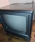 Zenith Lm8833 9    Black gray Portable Cube Crt Tv Retro Gaming Display Tested 