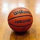 Wilson Men s Evolution Game Basketball  29 5   - Official Size   Weight - Indoor