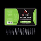 Nail Gel-x Natural Box Of Tips 12 Size Nevi Usa  stiletto Long  