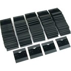Revolving Rotating Jewelry Display With 100 2  Black Hanging Earring Cards
