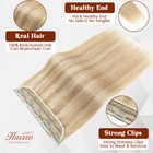 Thick Russian Clip In Human Hair Extensions 100  Remy Hairpiece 3 4 Full Head Uk