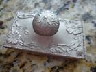 Vintage Desk Set Blotter   Letter Opener Art Nouveau Design Metal