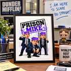 The Office Prison Mike   Michael Scott Dunder Mifflin   Gift Wall Art Poster